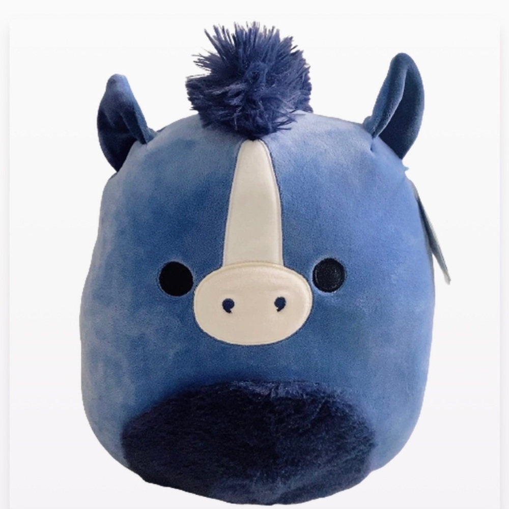 RARE Squishmallow - Caden the blue horse